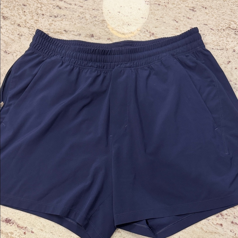 Lululemon Pacebreaker Navy Blue Athletic Shorts